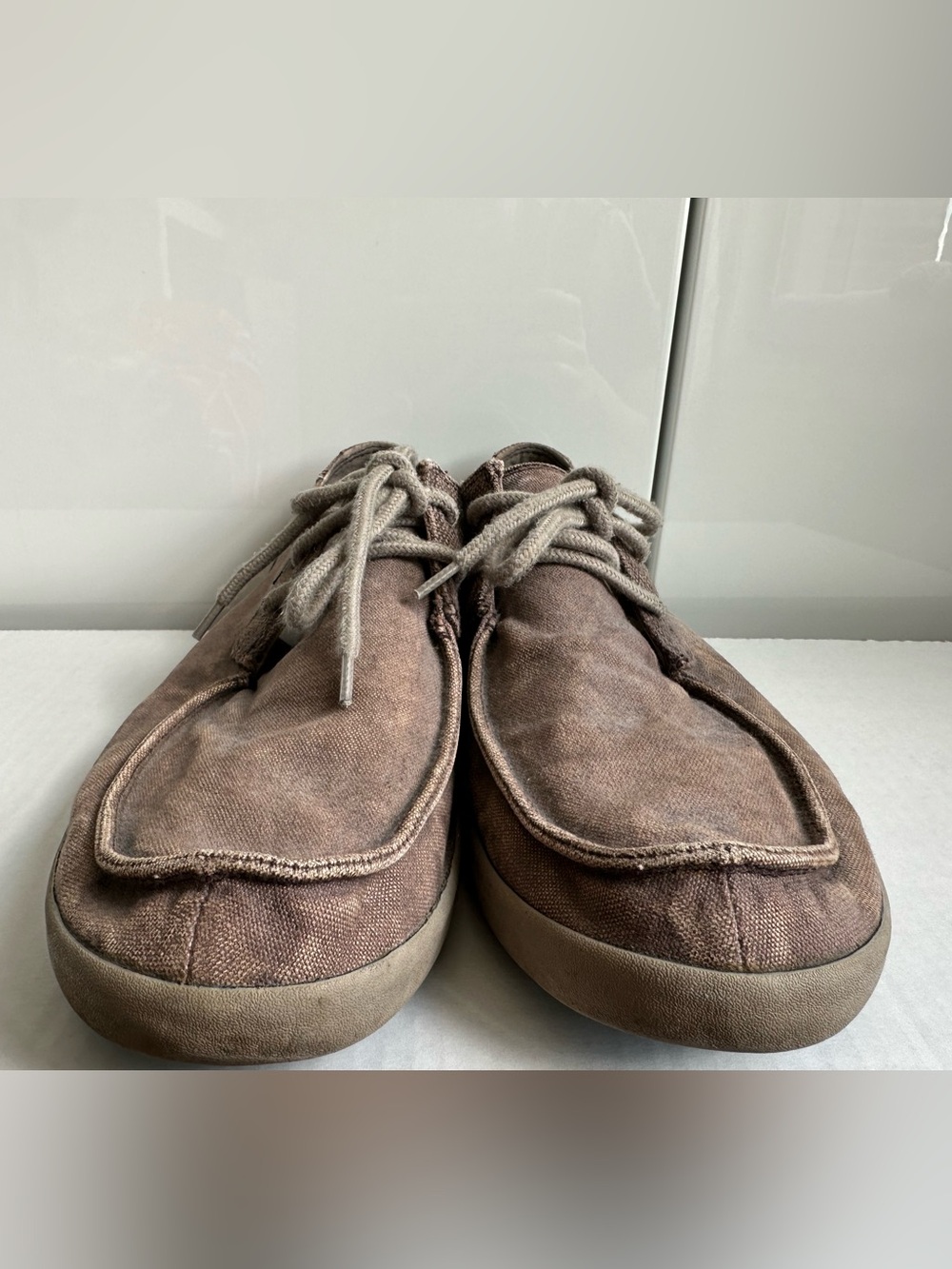 Sanuk Nu-Nami men's canvas shoes brown Size 12 - Picture 4 of 11